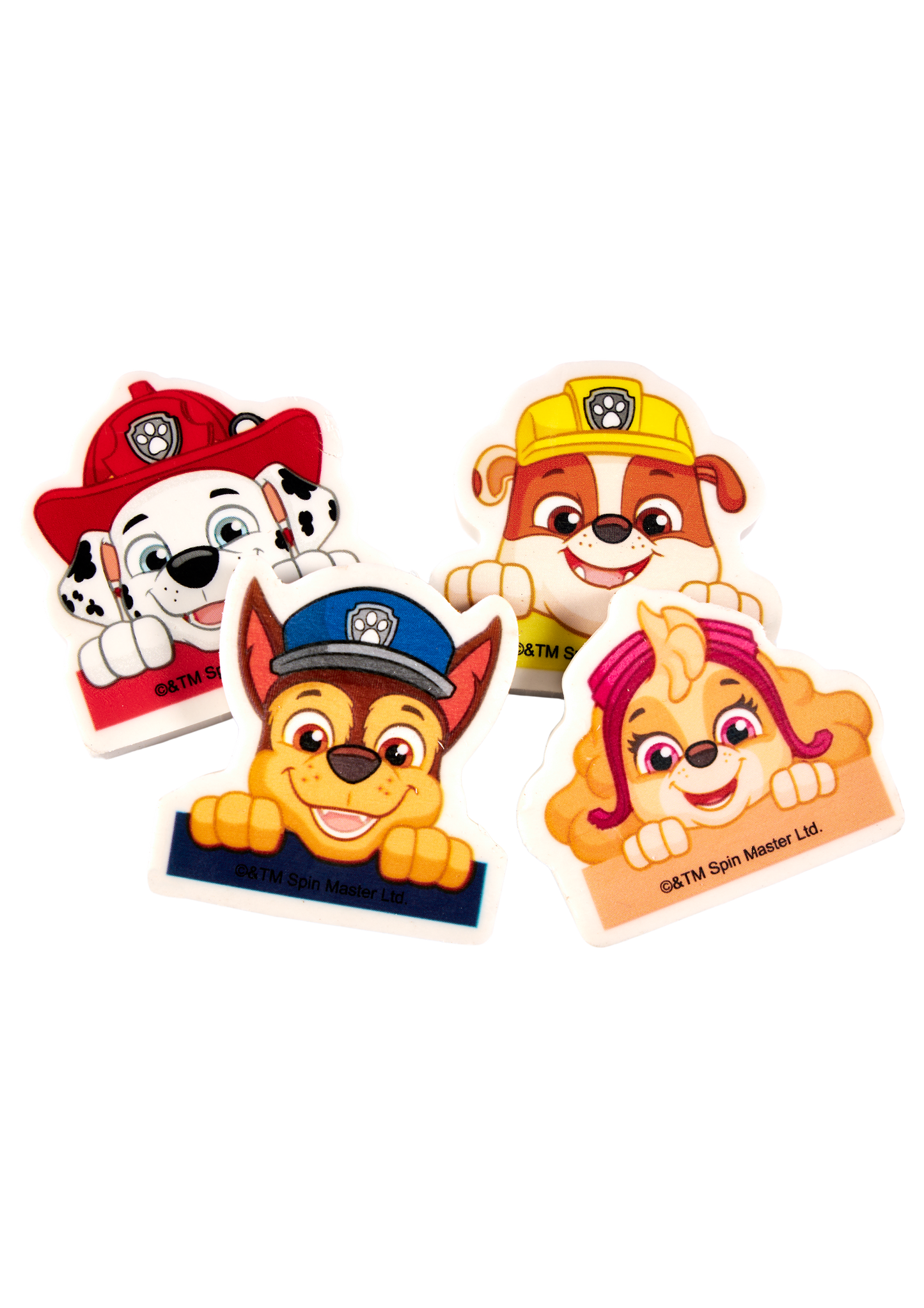 Paw Patrol 4 stk viskelæder sæt