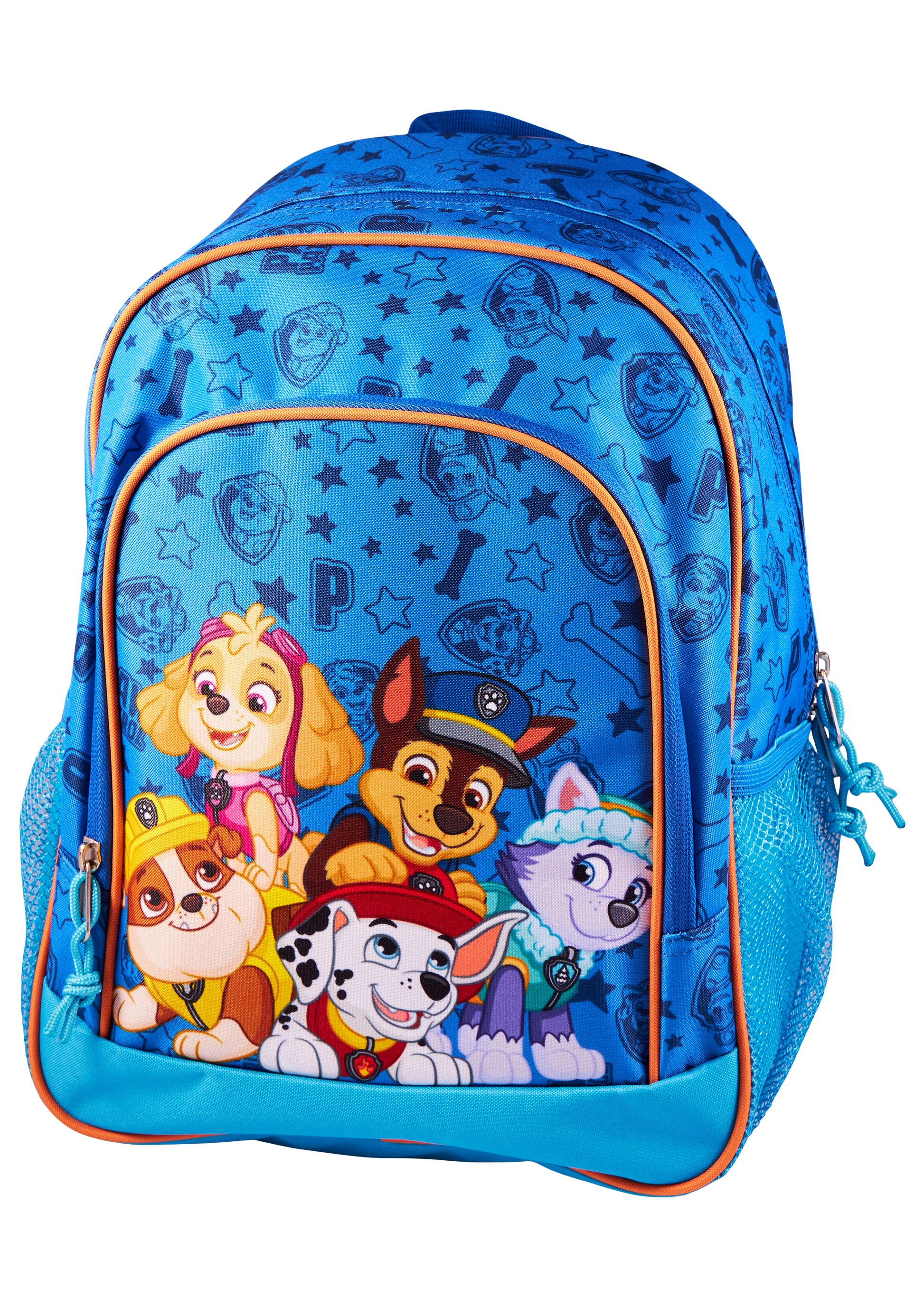 Paw Patrol Rygsæk. Rygsækken er super at have på og har bløde polstrede stropper med brystluk. På siden er der en netlomme til en drikkedunk Måler ca 35 x 25 x 13 cm. Ca 10 liter. En god turtaske, hvor der er plads til skiftetøj.