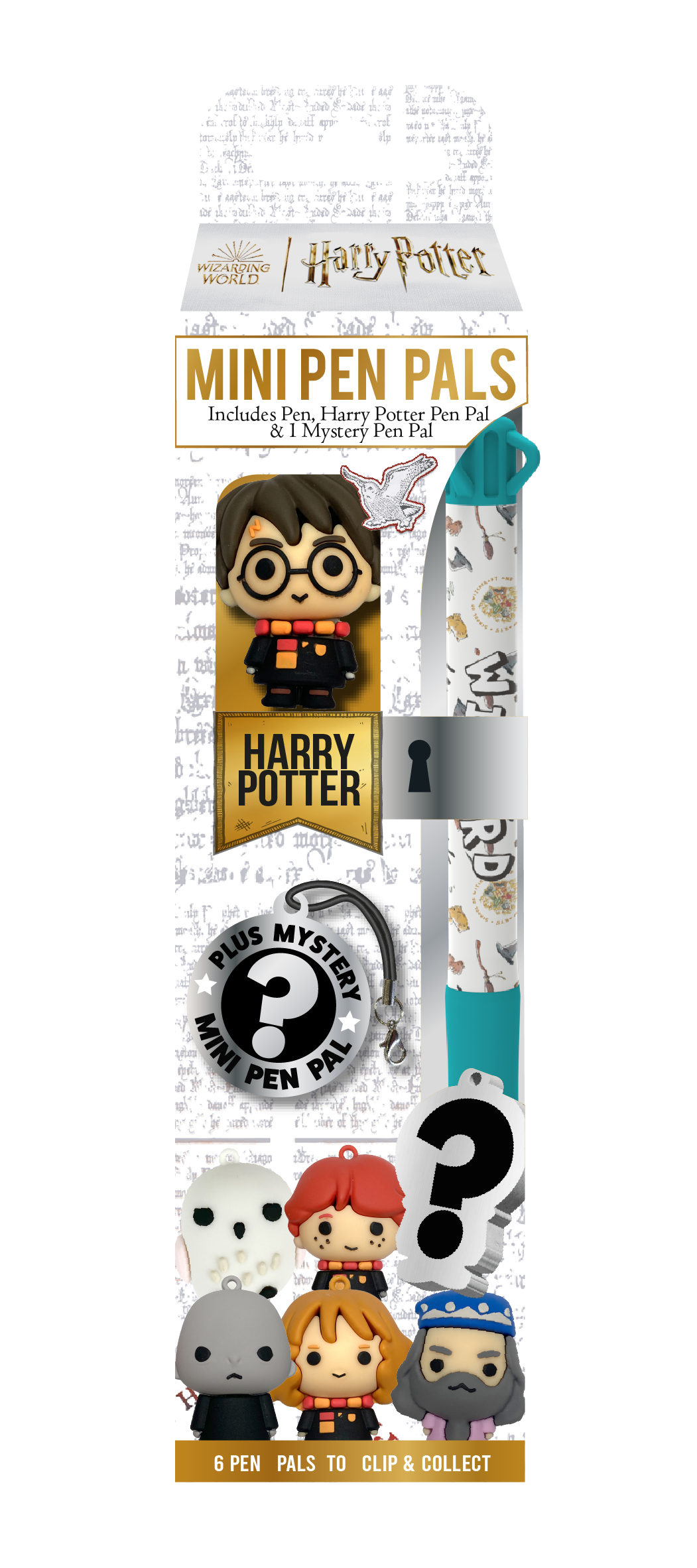 Harry Potter kuglepen med 2 Pen Pals