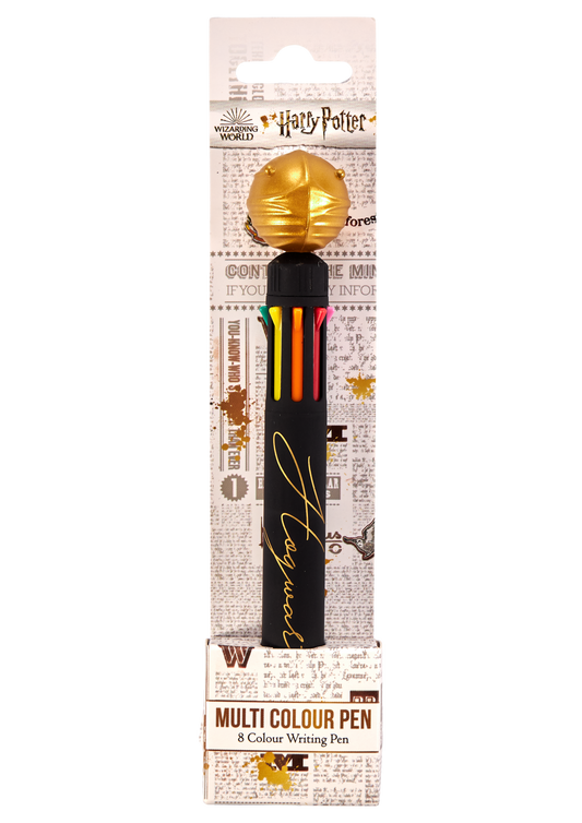 Harry Potter flerfarvet pen (8 farver)