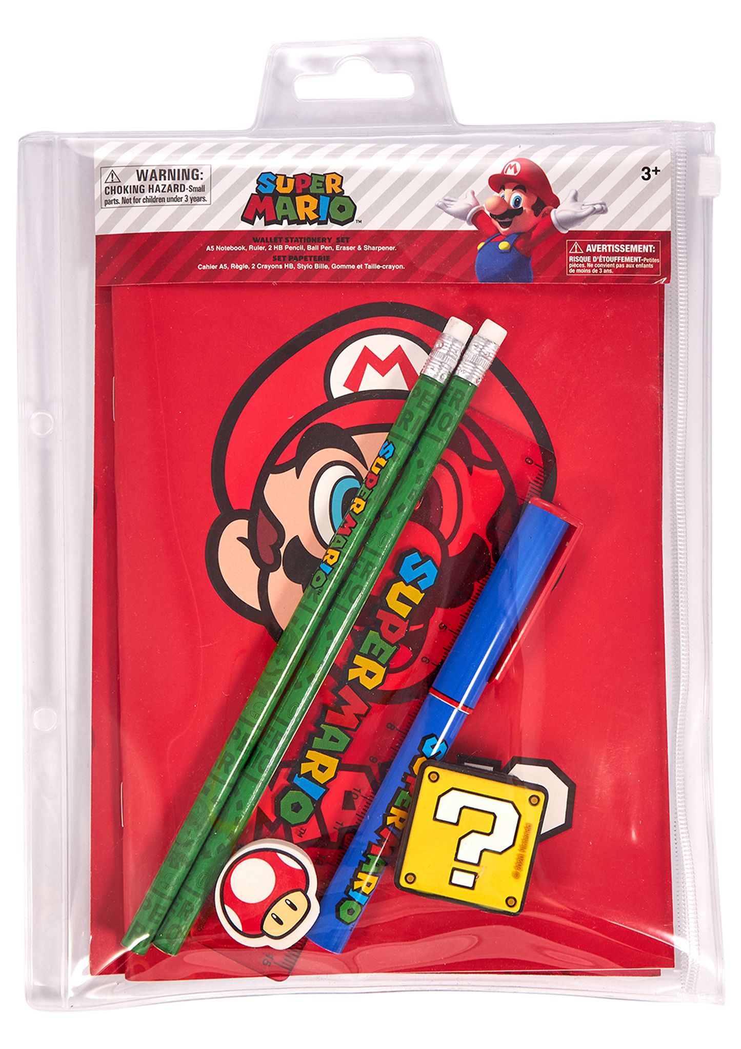 Super Mario Small wallet with stationery