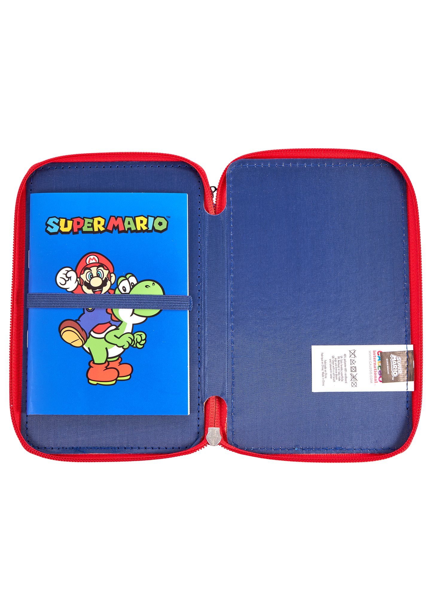 Super Mario stuffed pencil case, 3 parts