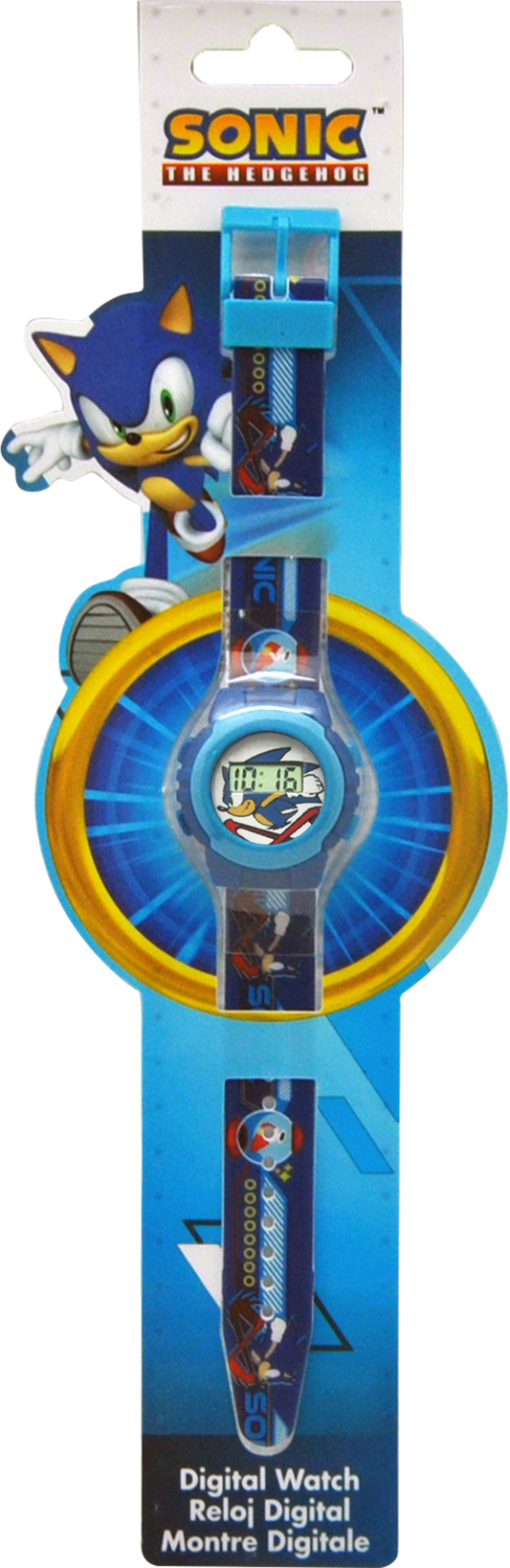 Sonic digital wristwatch