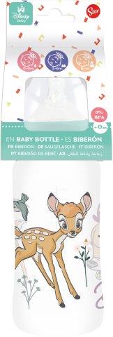 BABY 360 ML WIDENECK FLASKE MED SILIKONESUT 3 POSITIONER Disney Classics