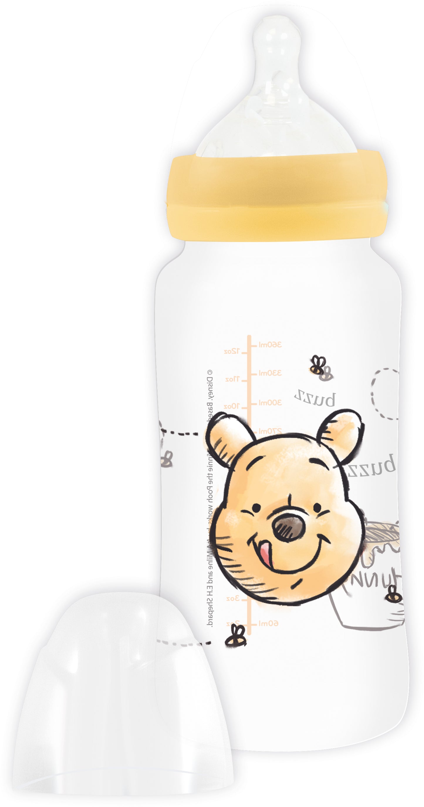 BABY 360 ML WIDENECK BOTTLE WITH SILICONE 3 POSITION WTP