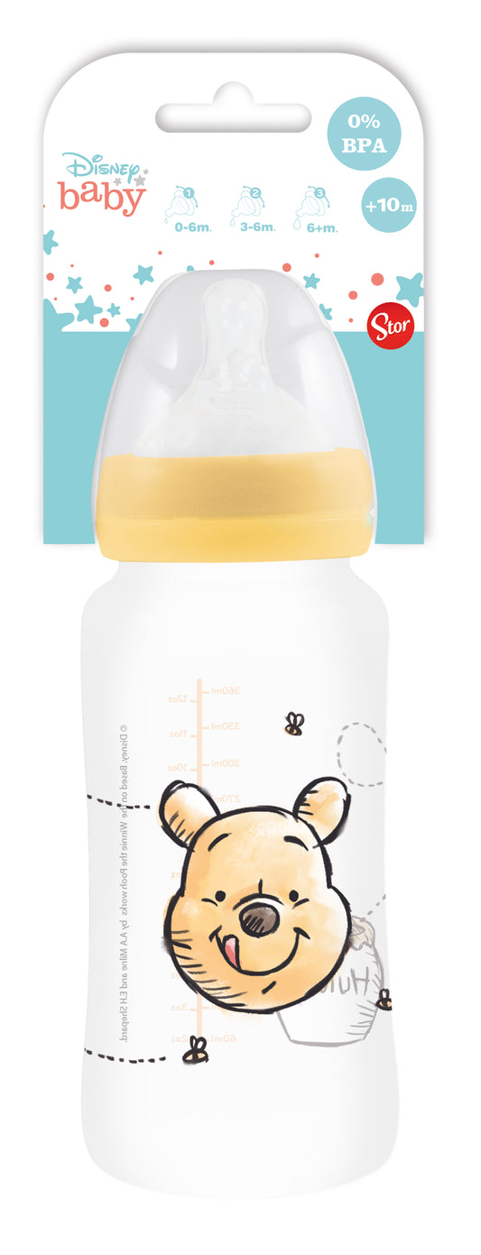 BABY 360 ML WIDENECK BOTTLE WITH SILICONE 3 POSITION WTP