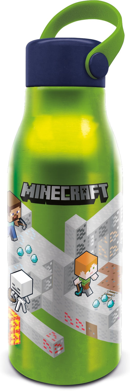 MINECRAFT Flexi handle aluminum bottle, 760 ml