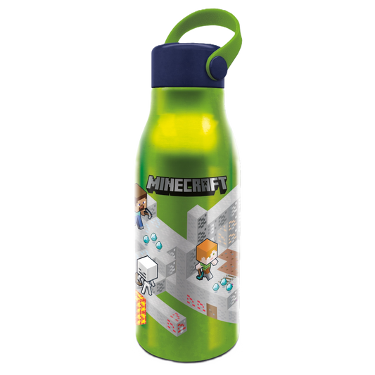 MINECRAFT Flexi handle aluminum vandflaske, 760 ml