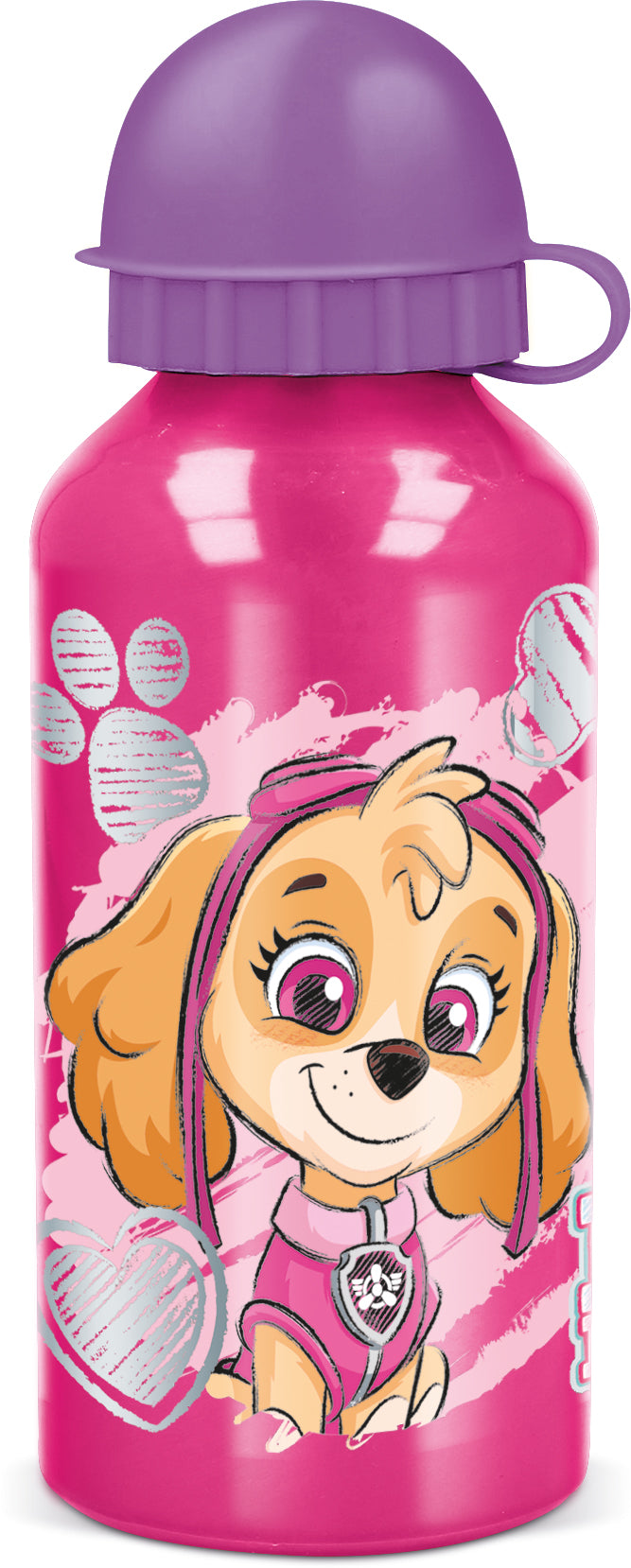 Paw Patrol Girl water bottle, aluminum 400 ml