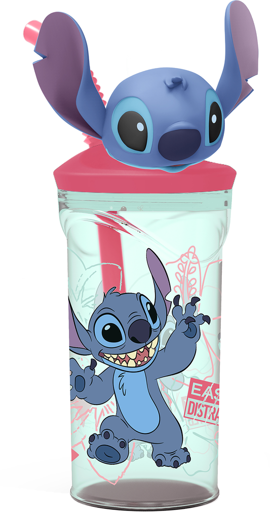 STITCH 3D Figur Drickskopp, 360 ml