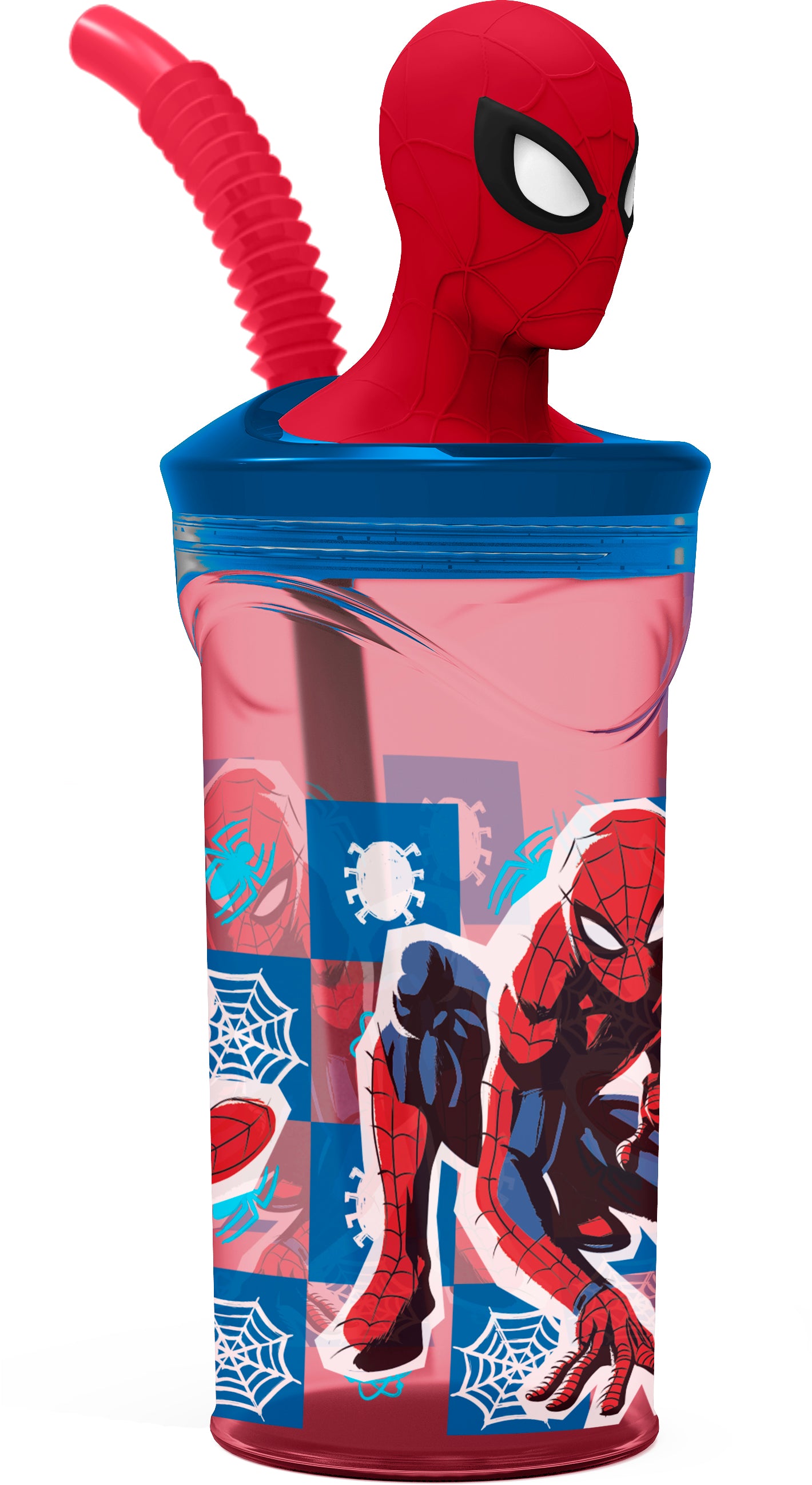 Spiderman 3D figure water bottle 360ml