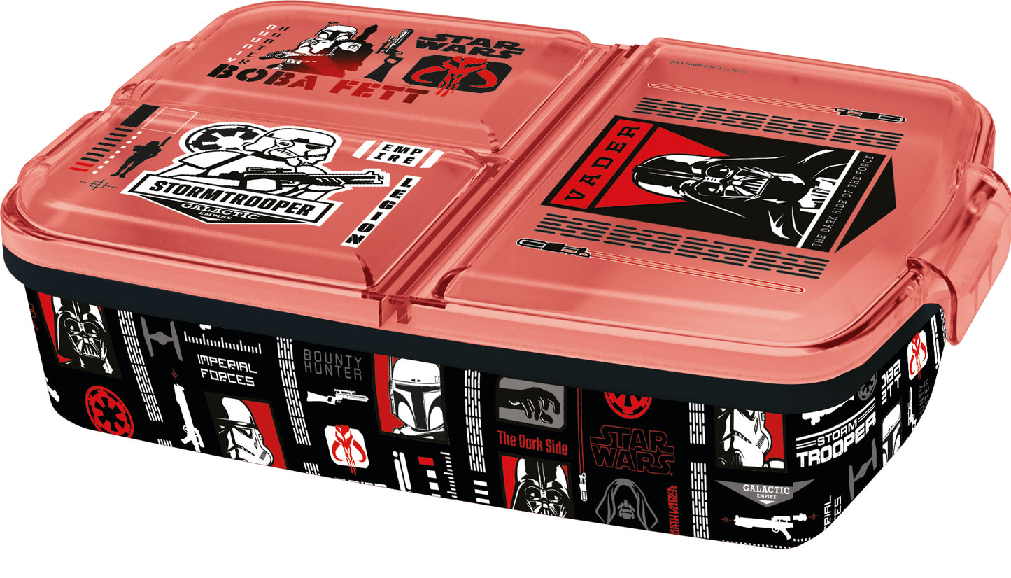 Star Wars multi-compartment lunch box 18 x 13 cm