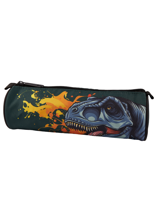 Dino T-REX cylindrical pencil case (22x7x7)