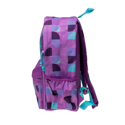 Frozen Backpack with front pockets, 300D nylon. H 38 cm, W 28, D 13 cm, volume approx. 13 liters