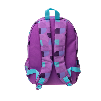 Frozen Backpack with front pockets, 300D nylon. H 38 cm, W 28, D 13 cm, volume approx. 13 liters