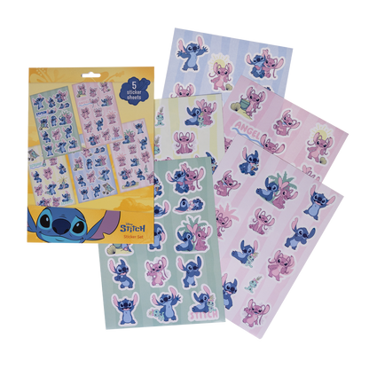 Stitch Sticker set with 5 x 20 stickers