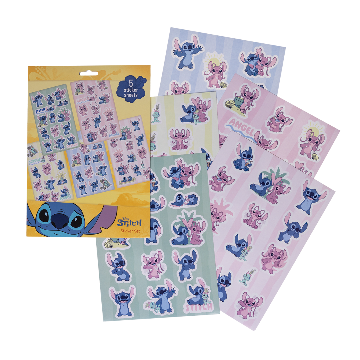 Stitch Reusable Sticker set  - Create your scene