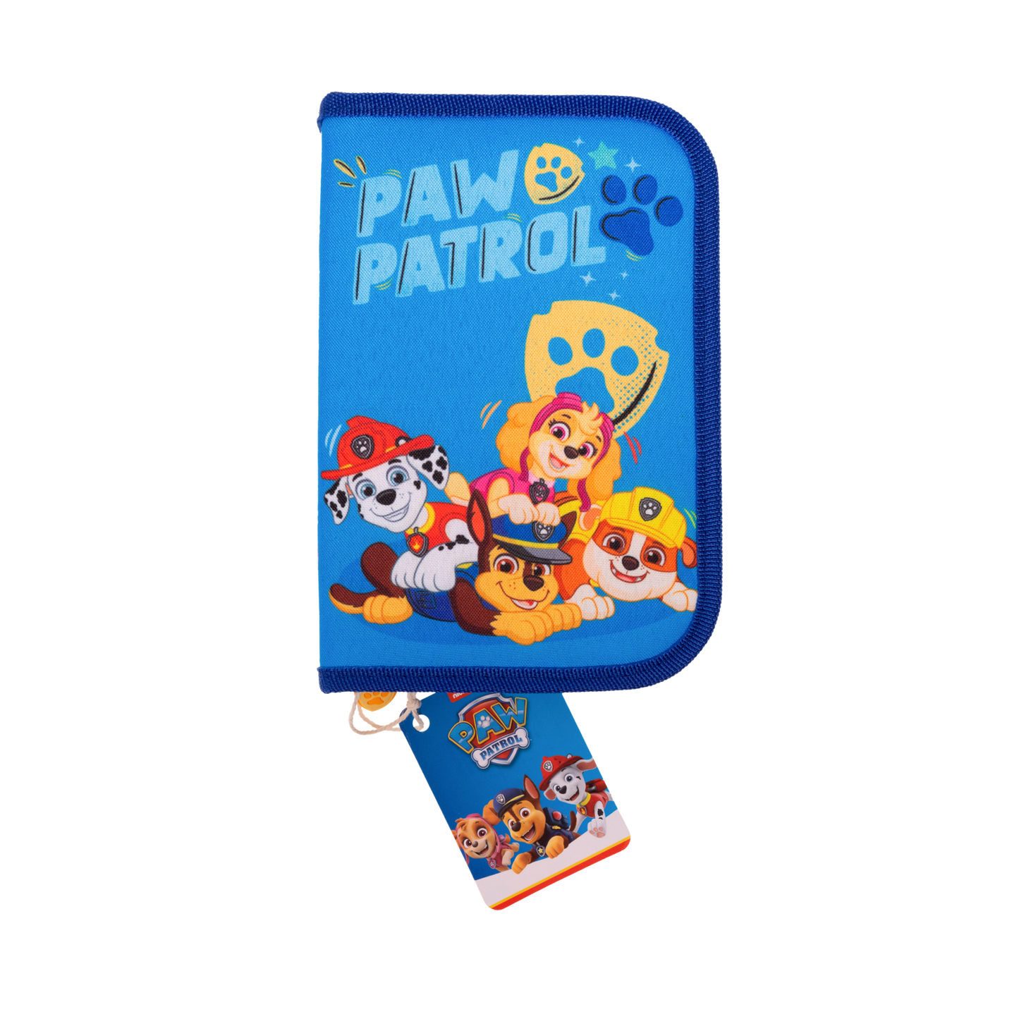 Paw Patrol filled single pencil case with 8 pointed pencils