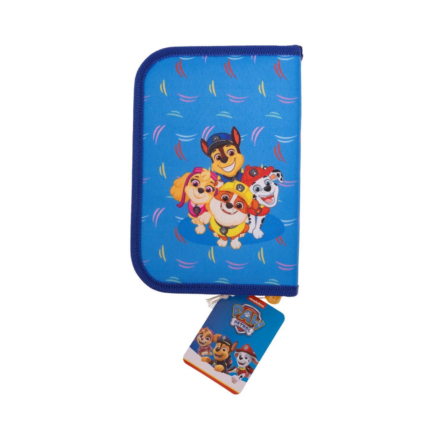 Paw Patrol filled single pencil case with 8 pointed pencils