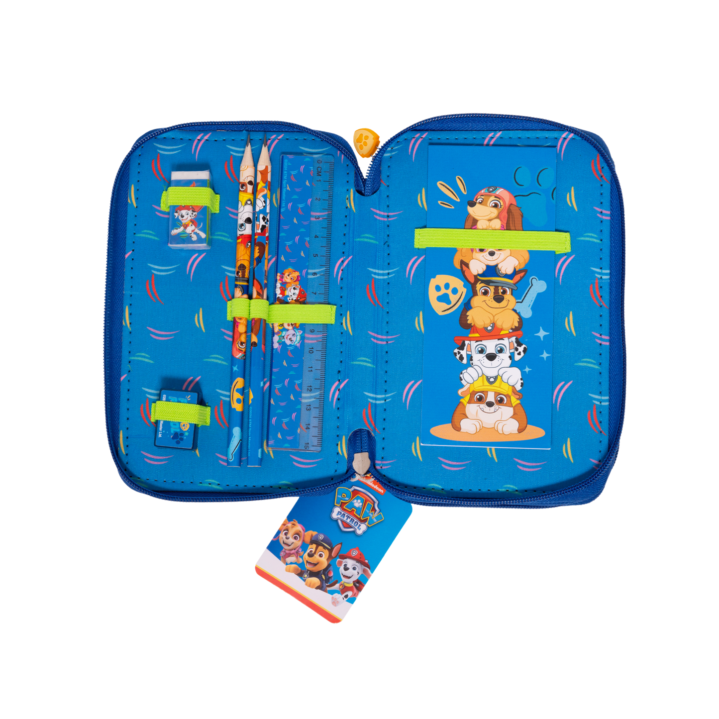 Paw Patrol double-decker pencil case with filling