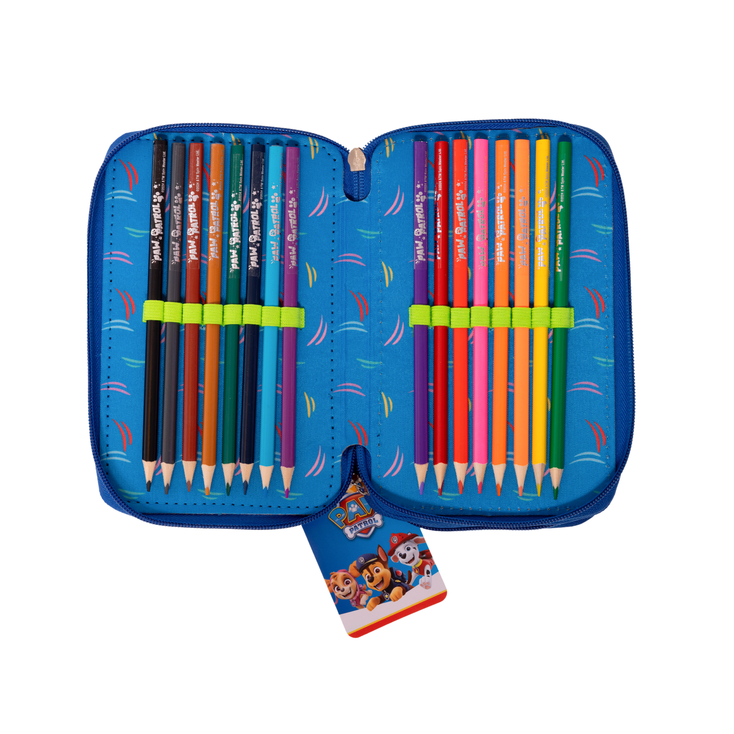 Paw Patrol double-decker pencil case with filling