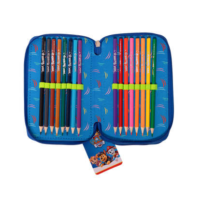 Paw Patrol double-decker pencil case with filling