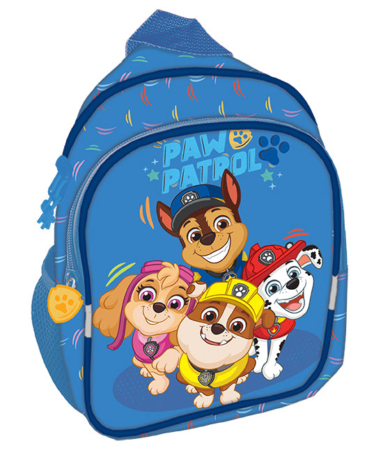 Paw Patrol Lille rygsæk med 2 front lommer, 2 mesh side lommer