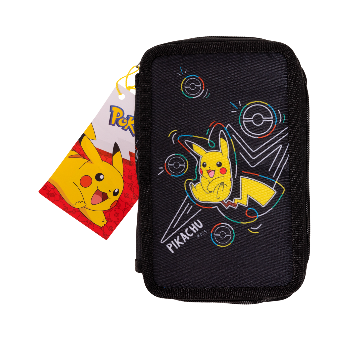 Pokémon Neon double-decker pencil case with filling