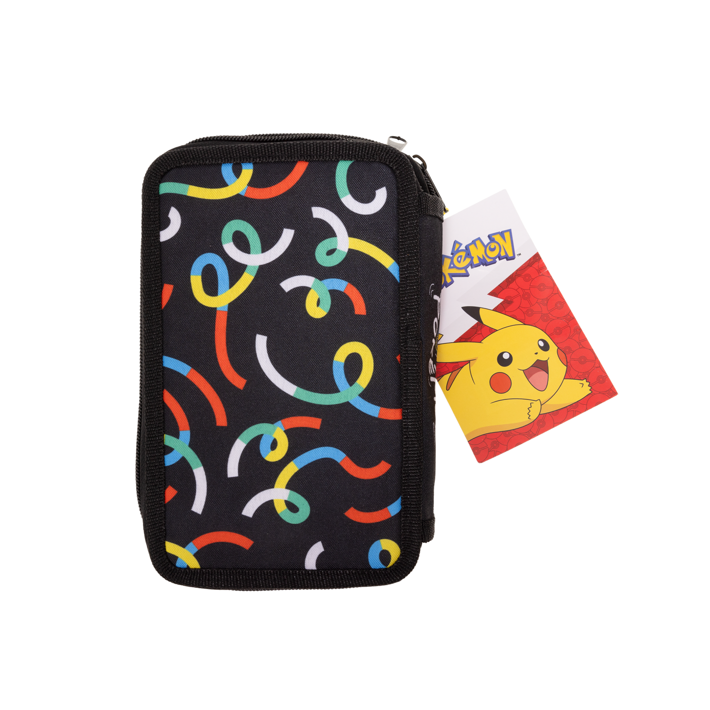 Pokémon Neon double-decker pencil case with filling