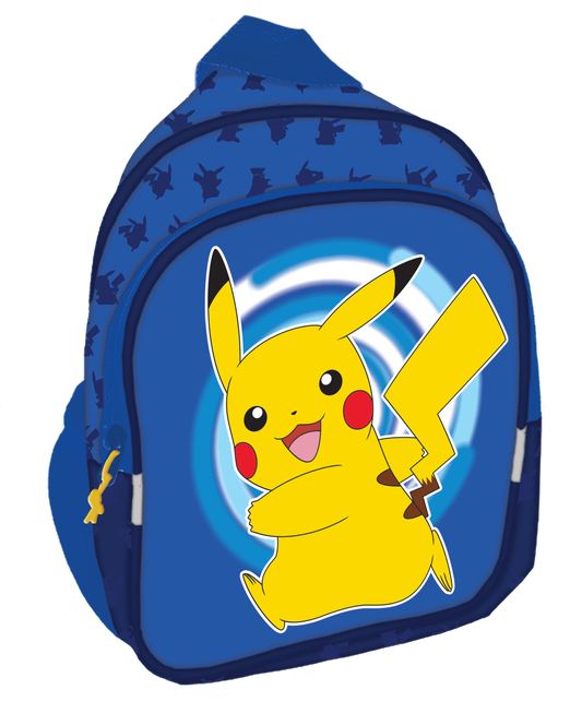 Pokémon Small backpack with front pockets with zipper and 2 mesh side pockets