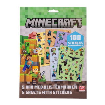 Minecraft 100 klistermærker