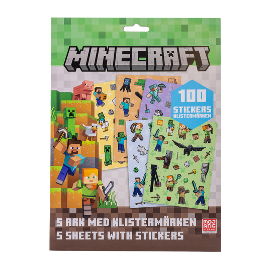 Minecraft 100 klistermærker