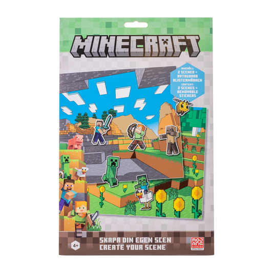 Minecraft klistermærkesæt "Lav en scene"