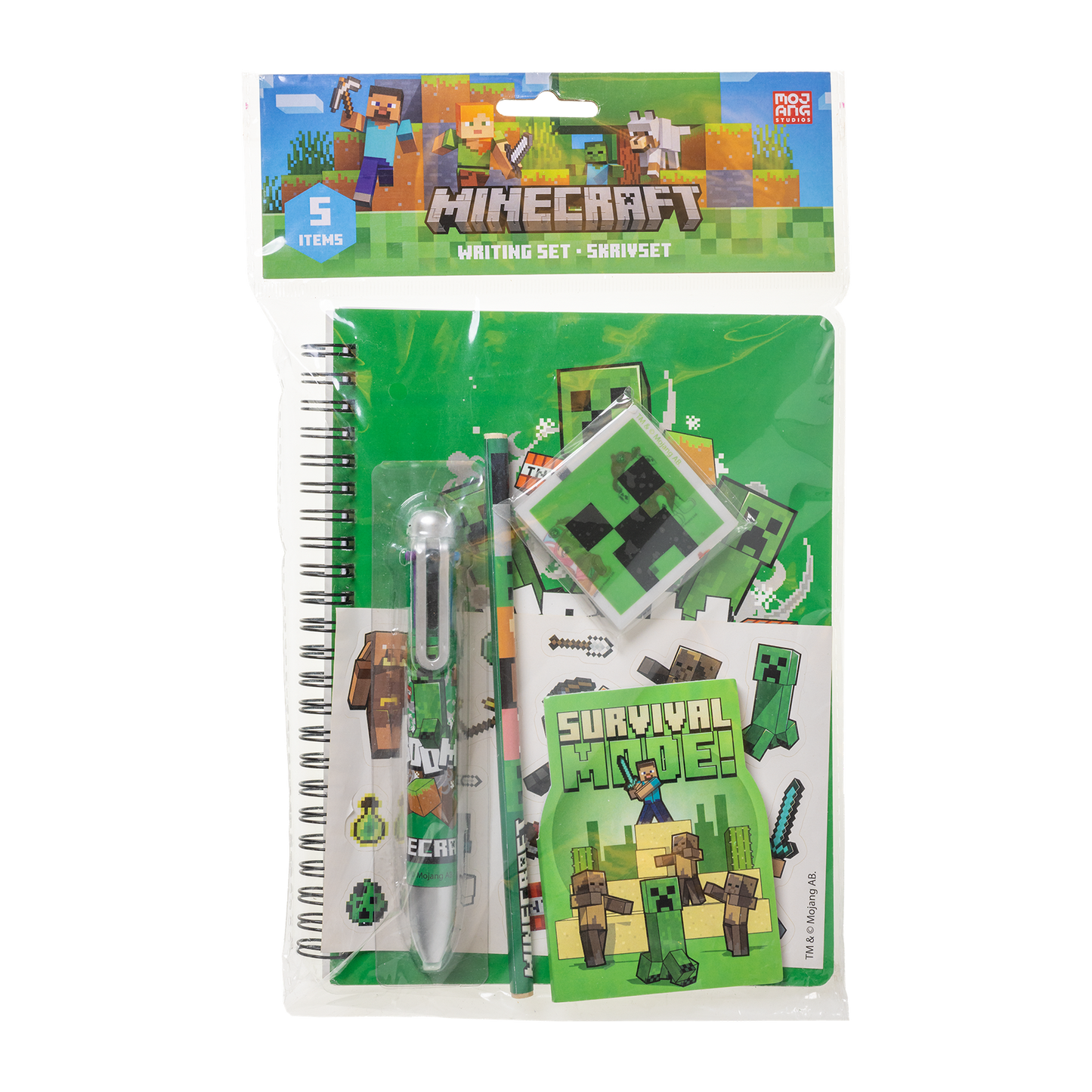 Minecraft A5 skrivesæt