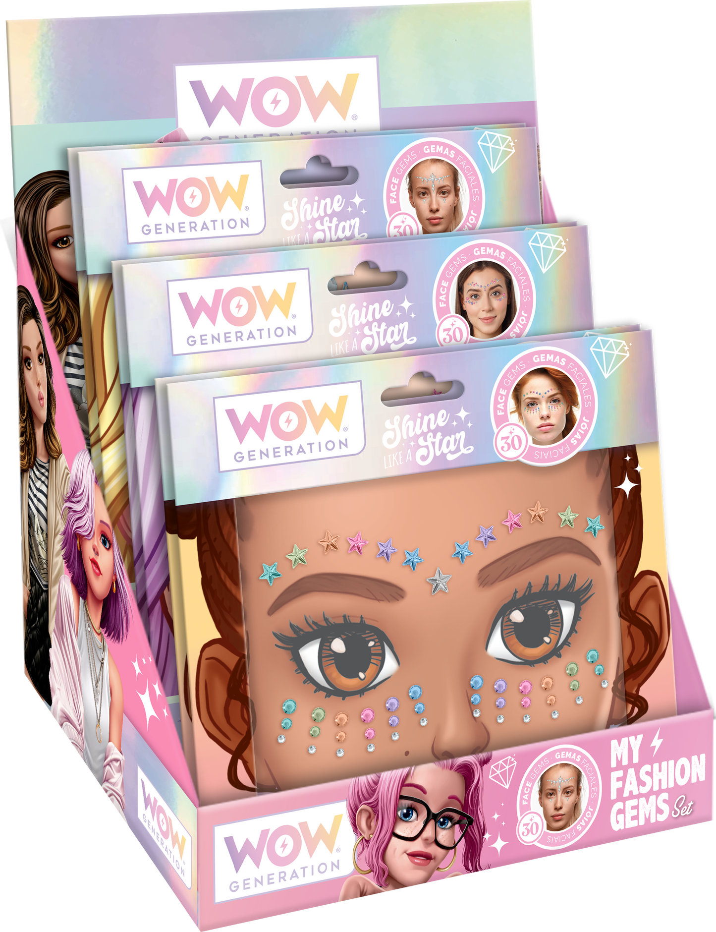 WOW® Generation, Glam-smyckesset, 3 olika mönster