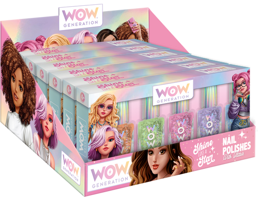 WOW® Generation, Neglelak pakke med 5 flasker