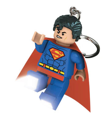 LEGO DC LED Nyckelring Stålmannen