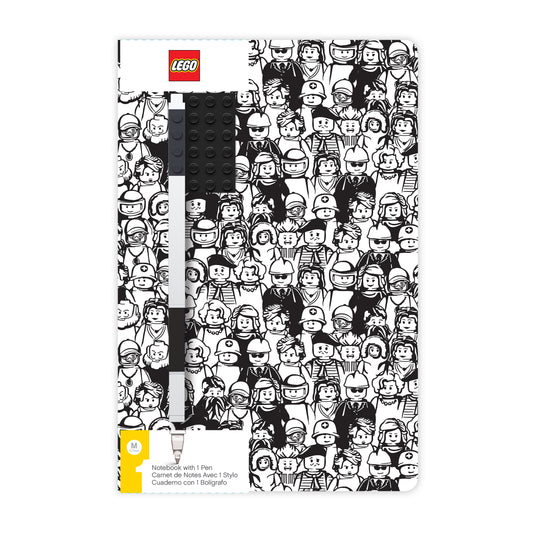 LEGO notebook Minifigure with gel pen