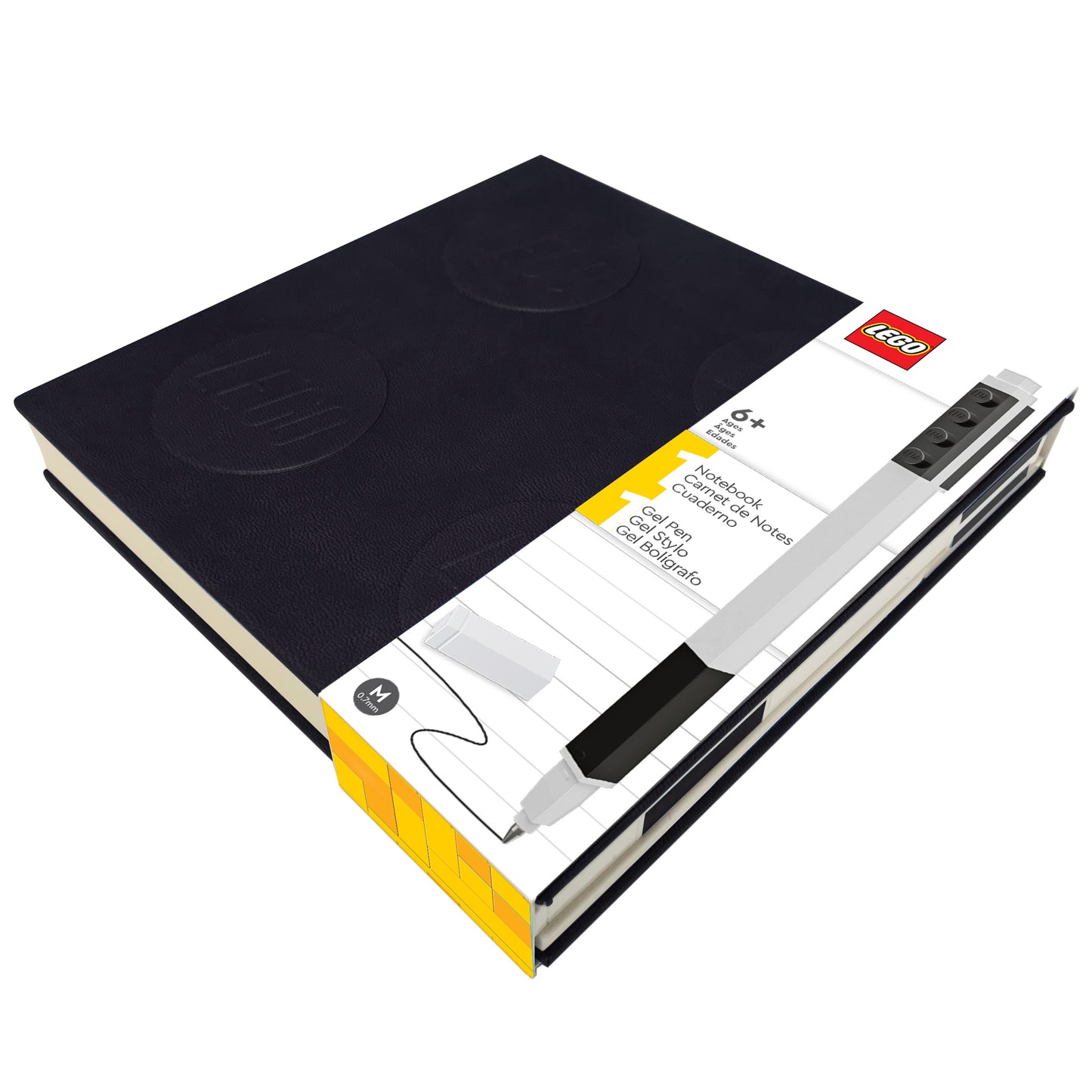 LEGO® Iconic Notebook med Gel Penna - Svart