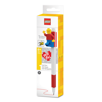 LEGO gel pen, 1 pc red in box