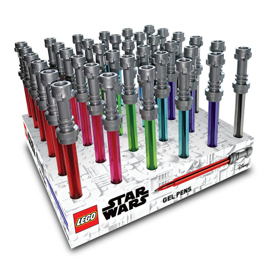 LEGO Star Wars Diskdisplay Lyssværd Gel penne 36 stk