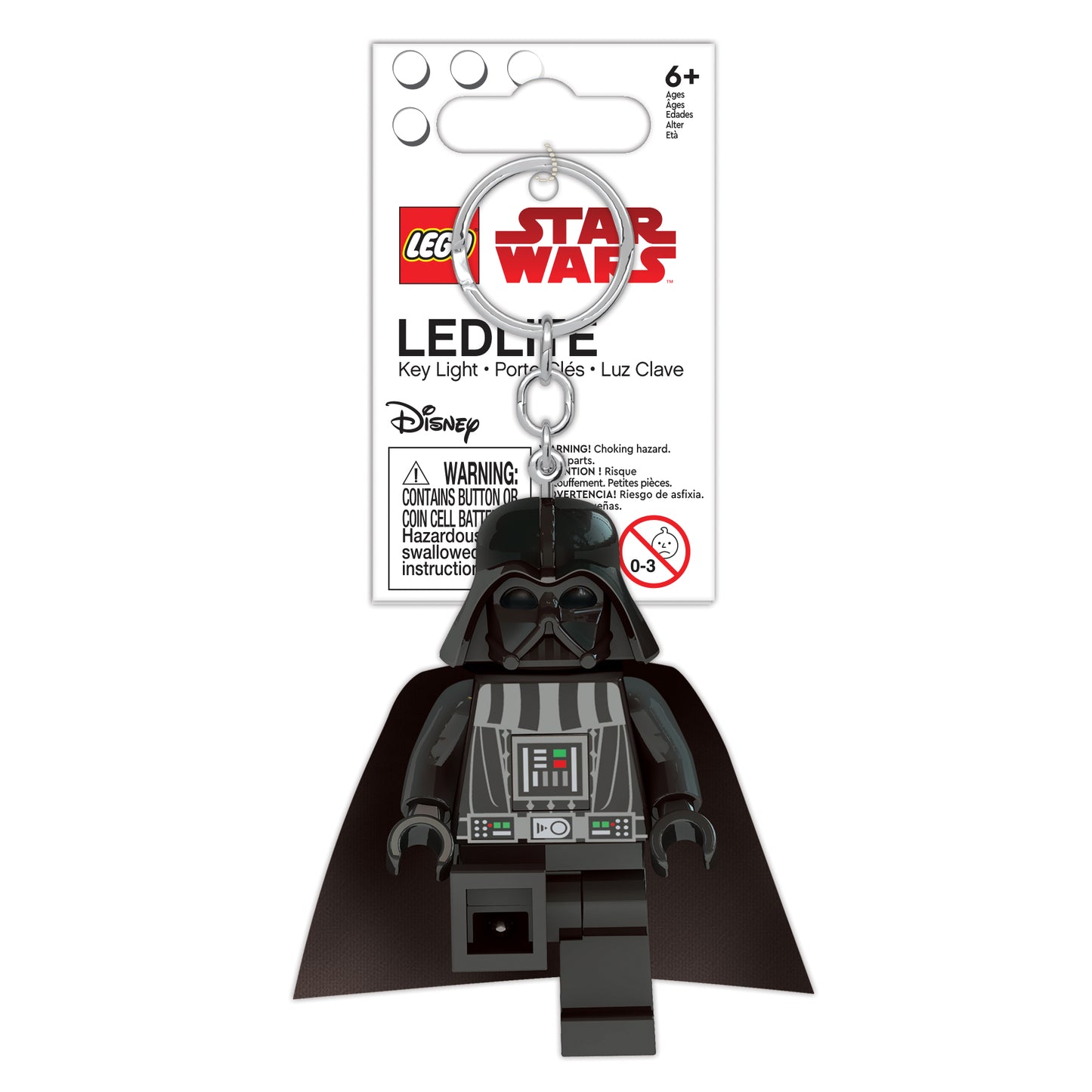 LEGO Star Wars Darth Vader nøglering med LED lys