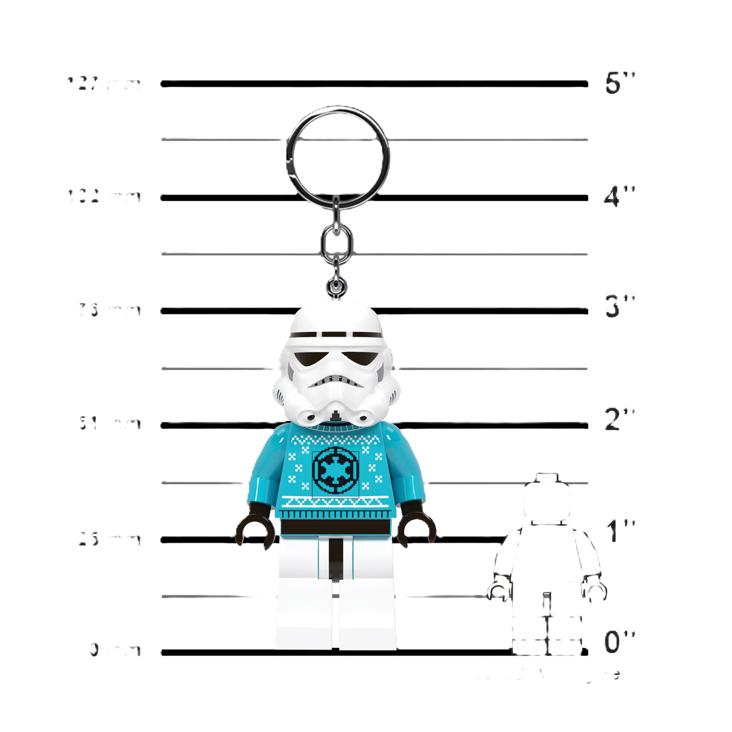 LEGO® STORMTROPPER UGLY SWEATER, Key chain w/LED light