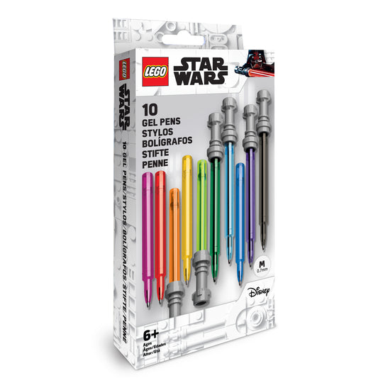 LEGO Star Wars Lightsaber Gel Pen pack with 10 pcs