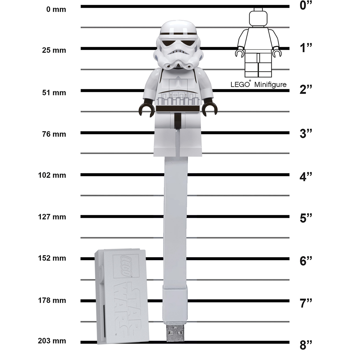 LEGO® STAR WARS, Booklite with LEDlite,STORMTROOPER