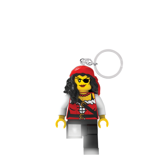 LEGO® Iconic Pirate Princess key ring w/LED light - NEW