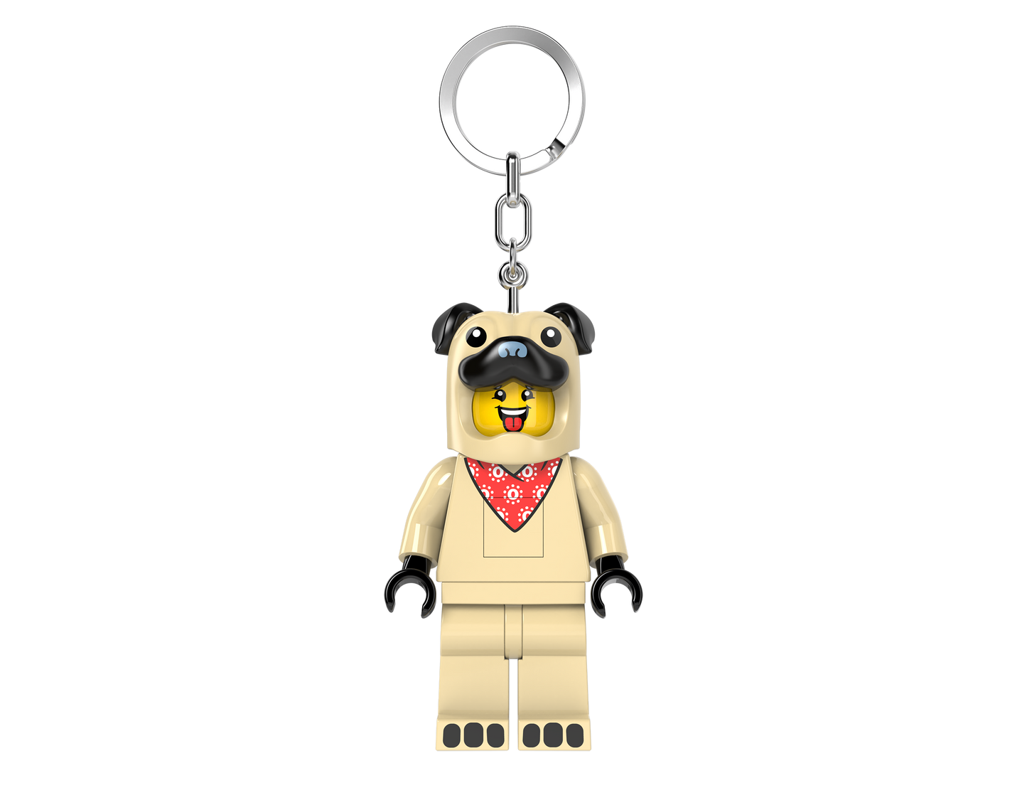 LEGO® Minifigures™ Nøglering Light Pug - NYHED