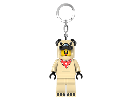 LEGO® Minifigures™ Nøglering Light Pug - NYHED