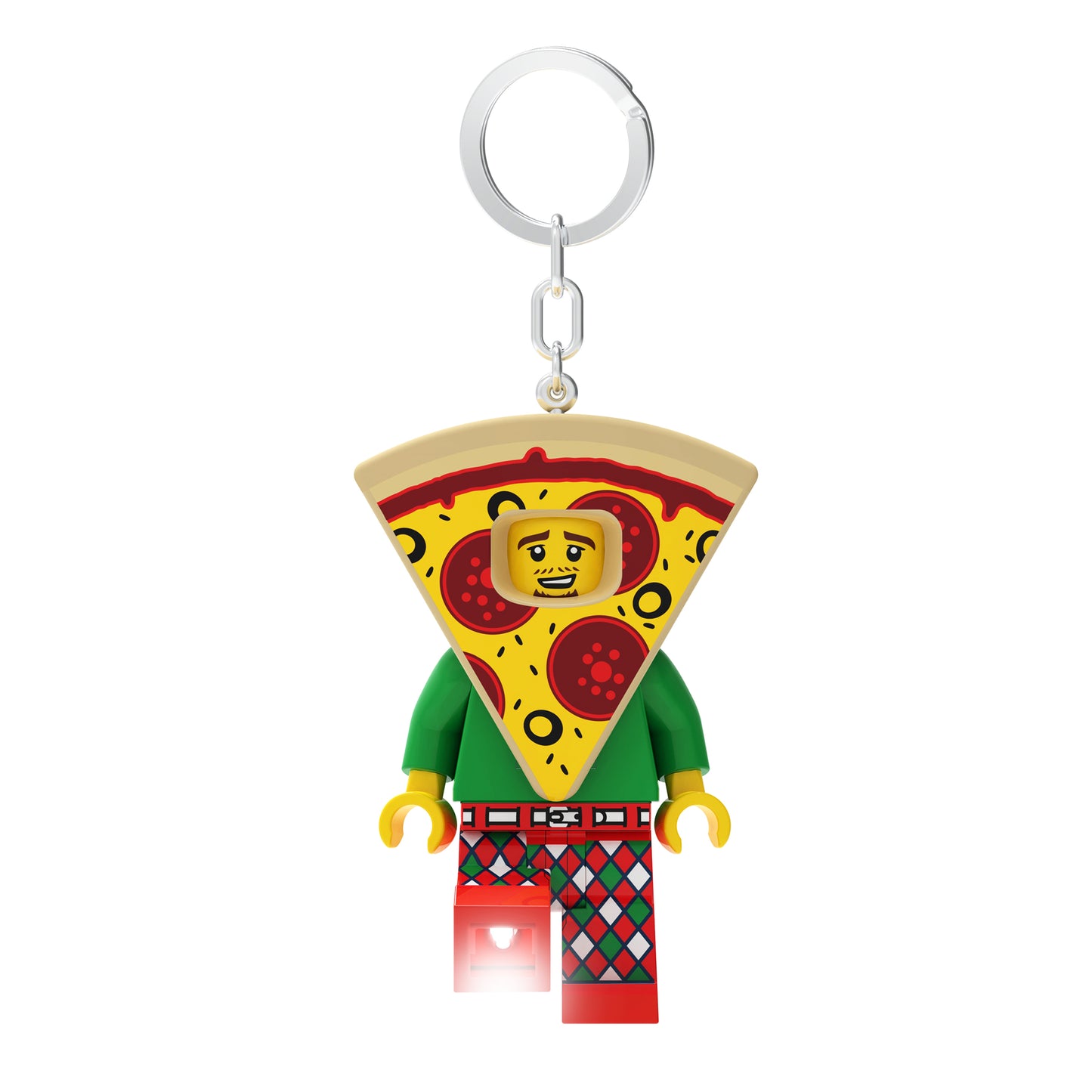 LEGO Pizzamand LED Nøglering