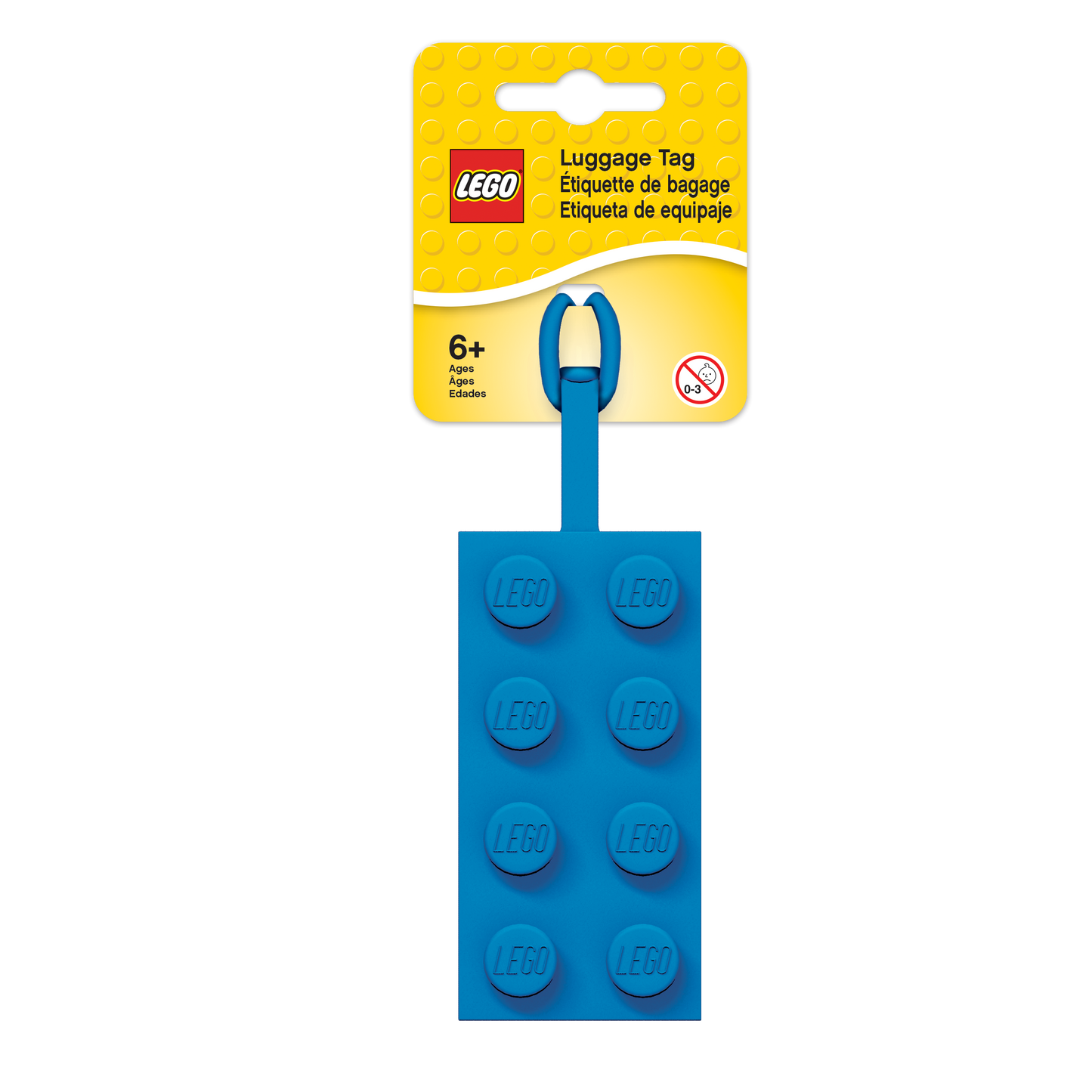 LEGO Bag-tag, blå tegel